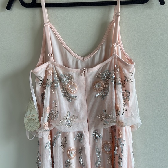 Altar’d State Pale Pink Duchess Dress - Picture 7 of 9